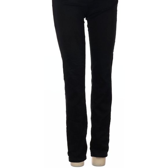 J.Crew Jeans Black Skinny Leg Cut Low Rise Waist Size 25 #160 - Picture 2 of 4